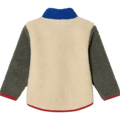Austin Pile Fleecejacka White/green/blue Blocking>Kuling Discount