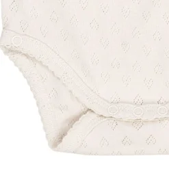 Baby Body I Pointelle Gräddvit>Copenhagen Colors Clearance