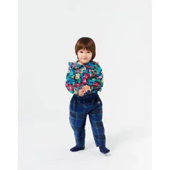 Baby Flowers Vävd Blus Midnight Blue><noscript><img width=