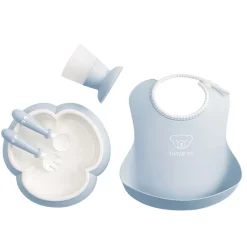 Baby Middags Set Blekblå>BabyBjörn Sale