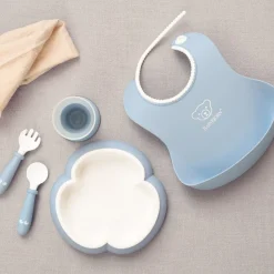 Baby Middags Set Blekblå>BabyBjörn Sale