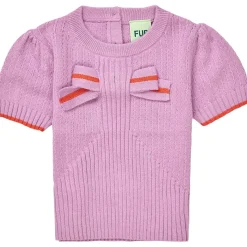 Baby Stickad Kortärmad Tröja Orchid>FUB Outlet