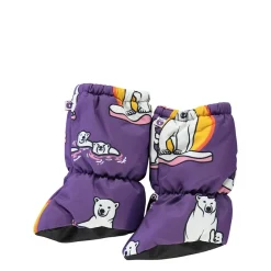 Baby Tossor Polar Bears Purple Heart>Småfolk Hot
