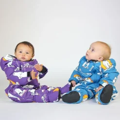 Baby Tossor Polar Bears Purple Heart>Småfolk Hot