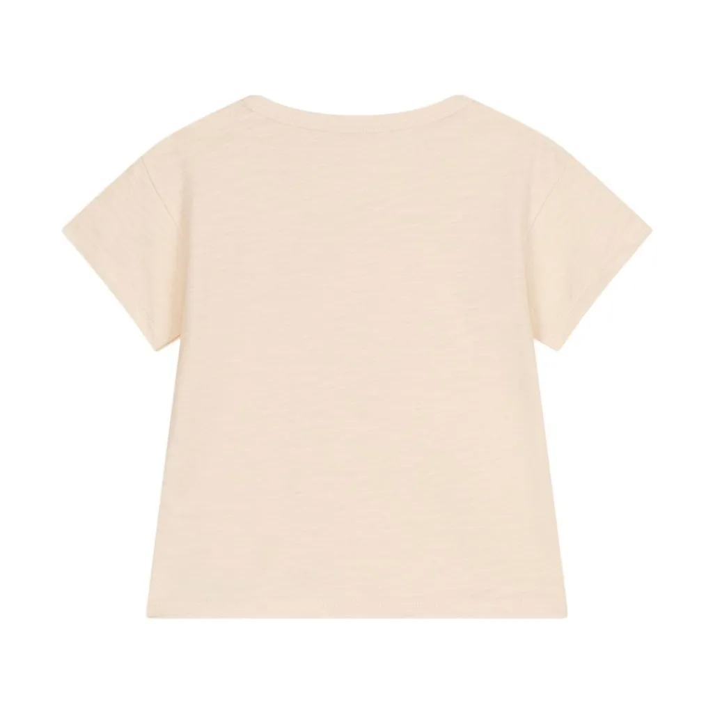 Baby T-shirt Med Tryck Gräddvit>Petit Bateau Discount