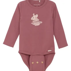 Babybody i Deco Rose med en dansande mus>Minymo Online