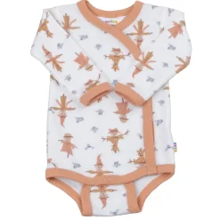 Babybody med sidostängning Off White>Joha