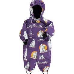 Babyoverall Polar Bears Purple Heart><noscript><img width=