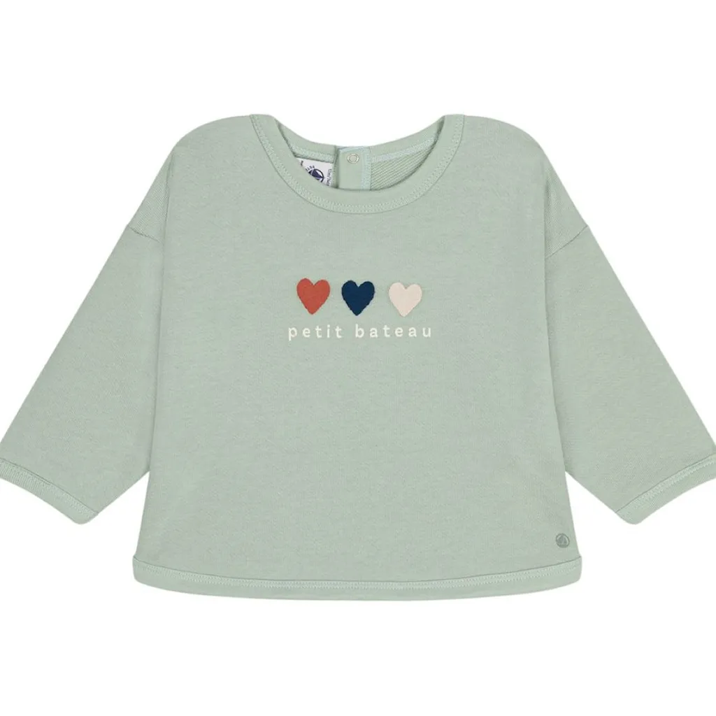 Babytröja Grön>Petit Bateau Discount