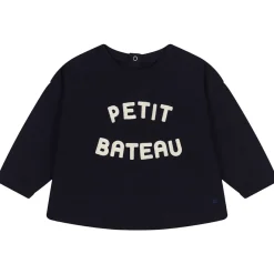 Babytröja Marinblå>Petit Bateau Outlet