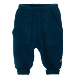 Baggy Byxor I Mjuk Ull Dark Turquoise>Joha Best