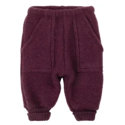 Baggy Byxor I Mjuk Ull Plum>Joha Discount