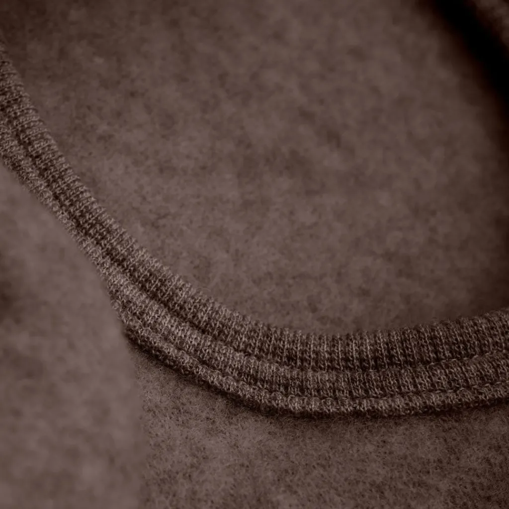 Balaclava Öron Ull Fleece Brown Melange>Huttelihut New