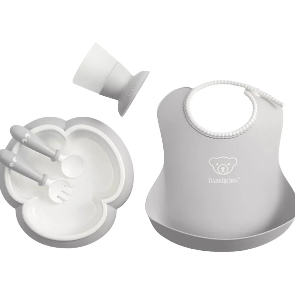 Barnservis Med Haklapp Grå>BabyBjörn