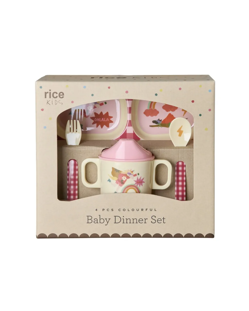 Barnservis Presentask Pink>RICE Clearance