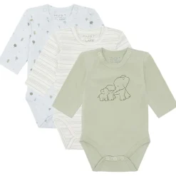 Base 3-pack Baby Body Green Sage>Hust&Claire Hot