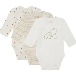 Base 3-pack Baby Body Snow White>Hust&Claire