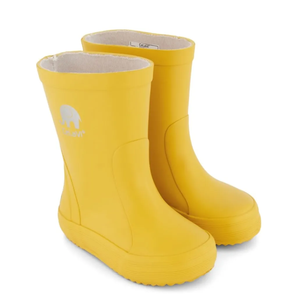 Basic Gummistövlar Solid Mineral Yellow>Celavi Outlet