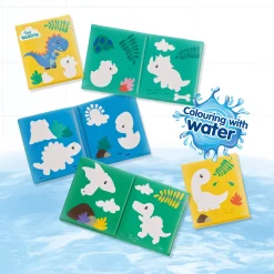 Bath Time Färgläggning Med Vatten Dino Badbok>SES Creative Sale