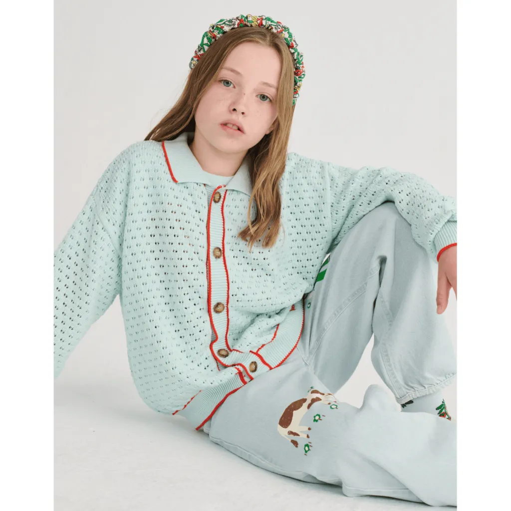Bc Openwork Kofta Light Blue>Bobo Choses Discount