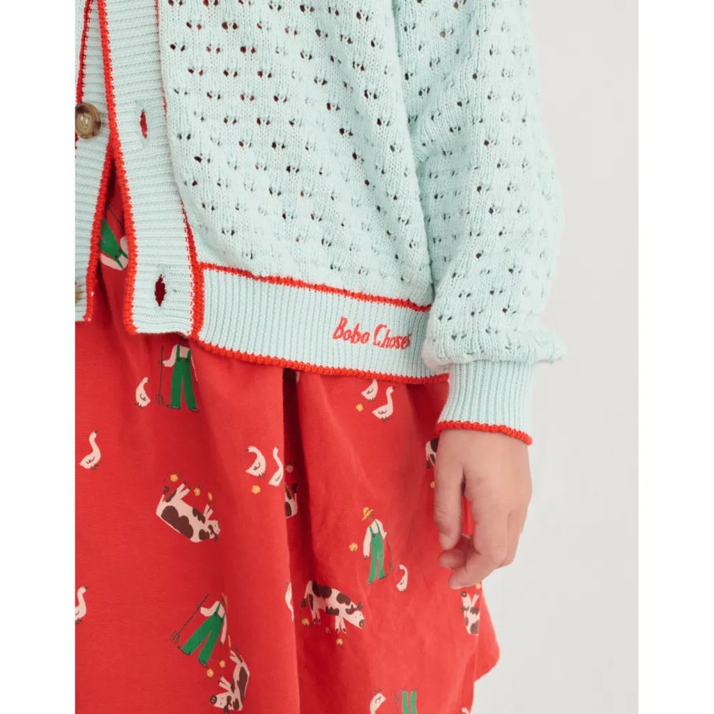 Bc Openwork Kofta Light Blue>Bobo Choses Discount