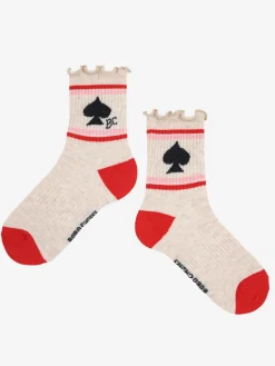 BC Spades Korta Strumpor Offwhite>Bobo Choses Discount