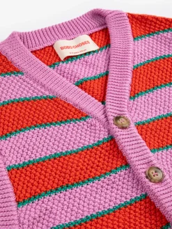 BC Stickad Väst Purple>Bobo Choses Discount