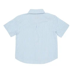 Bäckebölja Kortärmad Skjorta Sky Blue Cream Stripe>Copenhagen Colors Best