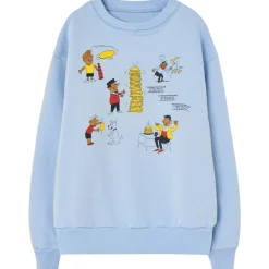 Bear Kid Sweatshirt Soft Blue>The Animals Observatory New