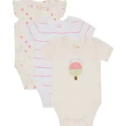 Bella 3-pack Baby Body White>Hust&Claire Outlet