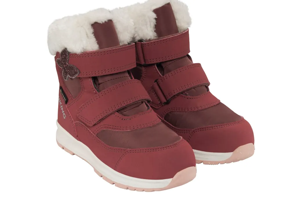 Belle Butterfly Warm GTX 2V Vattentäta Skor Dark Pink>Viking Discount