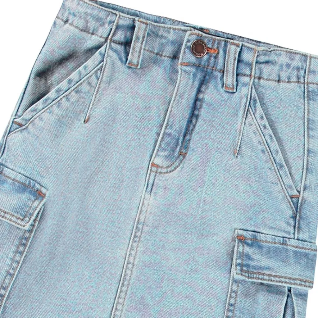 Belli Skirt Distressed Washed>Molo Sale