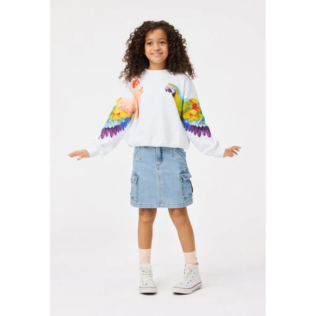 Belli Skirt Distressed Washed>Molo Sale