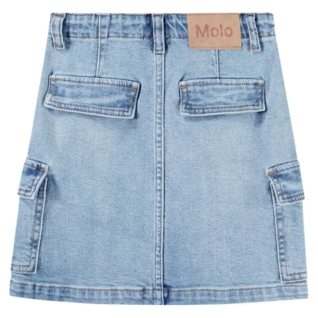 Belli Skirt Distressed Washed>Molo Sale