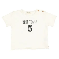Best Team T-Shirt Gräddvit>búho