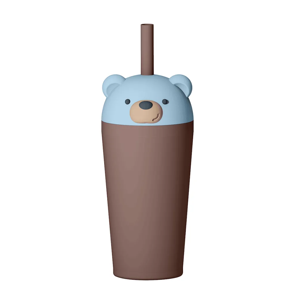 Bestie Sippy Isolerad Mugg Med Sugrör Bear>Asobu Clearance