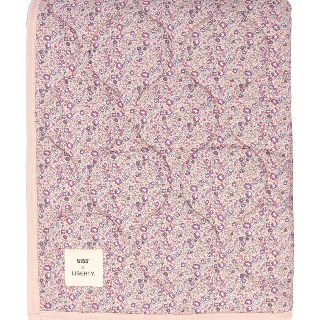 x Liberty Quiltad Filt Eloise - Blush>BIBS Outlet