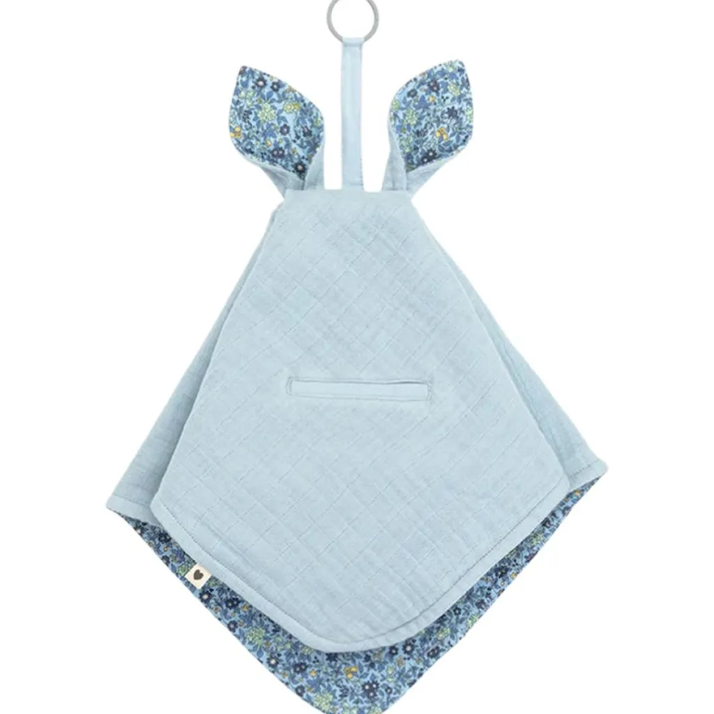 x Liberty Snuttefilt Kangaroo Chamomile Lawn - Baby Blue>BIBS Clearance