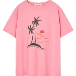 Big Rooster Kid T-shirt Pink>The Animals Observatory Online