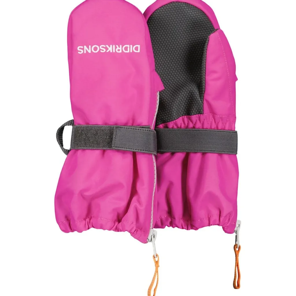 Biggles Zip Mitten Skidhandskar Plastic Pink>Didriksons Hot