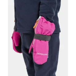 Biggles Zip Mitten Skidhandskar Plastic Pink>Didriksons Hot