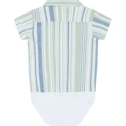 Birge Randig Skjort-baby Body Jade Green><noscript><img width=