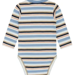 Bjorn Randig Baby Body Ljusblå>Hust&Claire Outlet