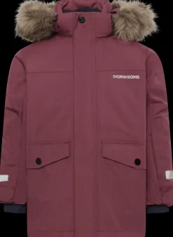 Bjärven Kids 4 Parka Anemon Red>Didriksons Discount