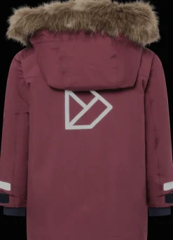 Bjärven Kids 4 Parka Anemon Red>Didriksons Discount