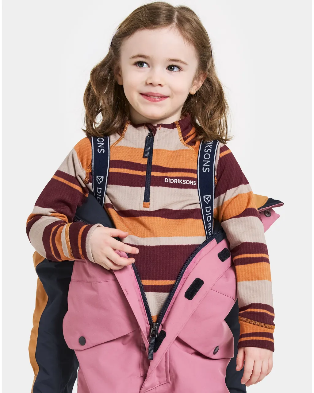 Bjärven Kids 4 Vinter Totalt Heather Pink>Didriksons Sale