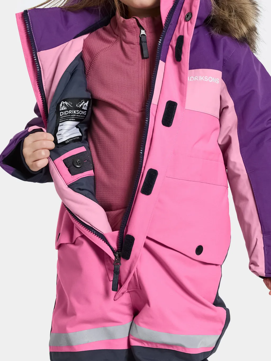 Bjärven Kids 4 Vinter Totalt Sweet Pink>Didriksons Outlet