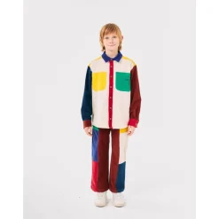 Blockfärgade Manchesterbyxor Brun>Bobo Choses New