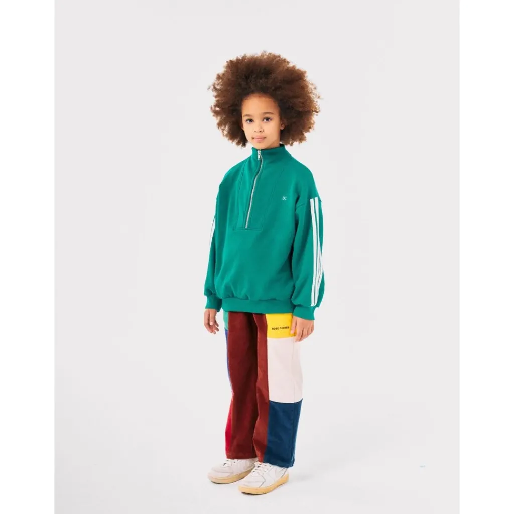 Blockfärgade Manchesterbyxor Brun>Bobo Choses New