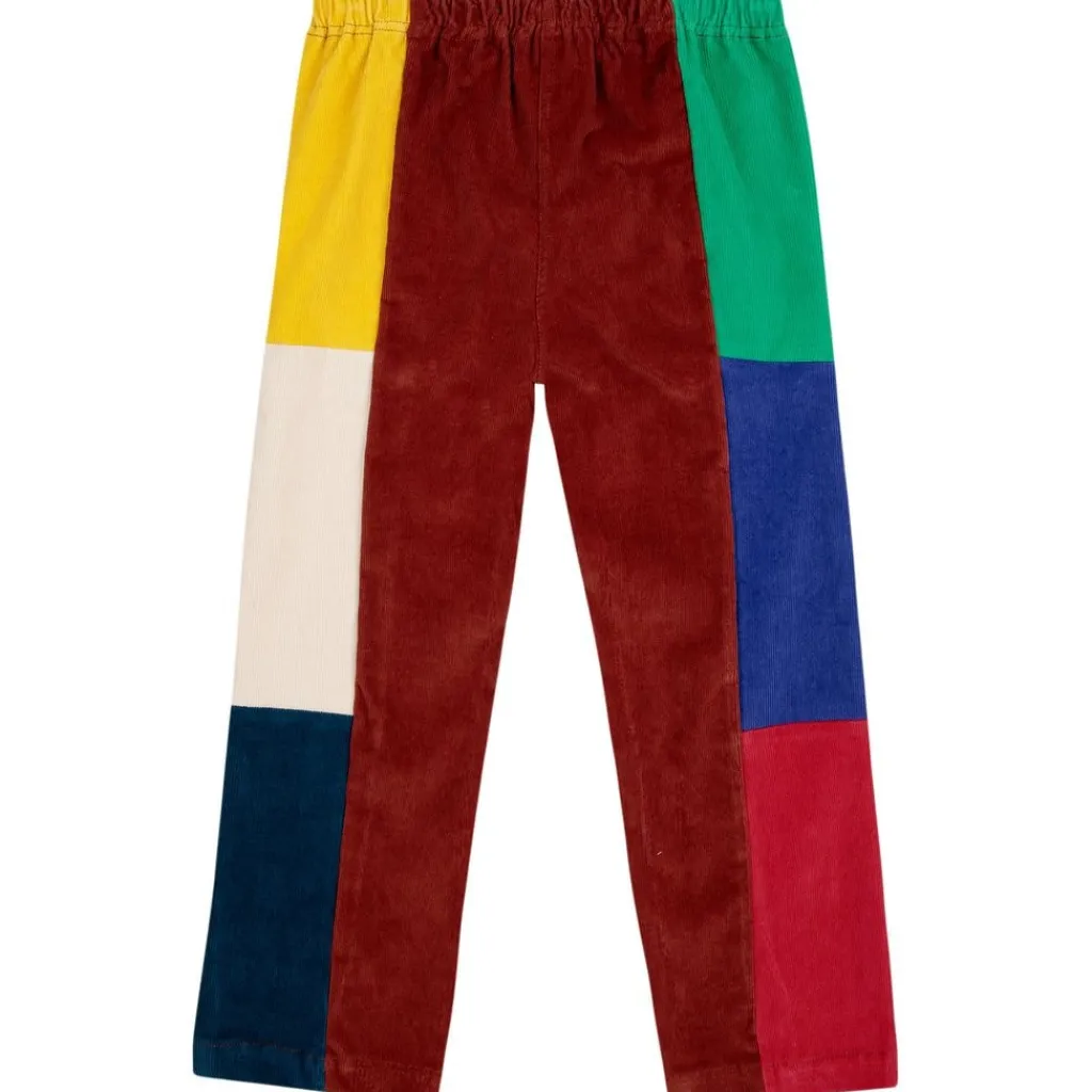 Blockfärgade Manchesterbyxor Brun>Bobo Choses New